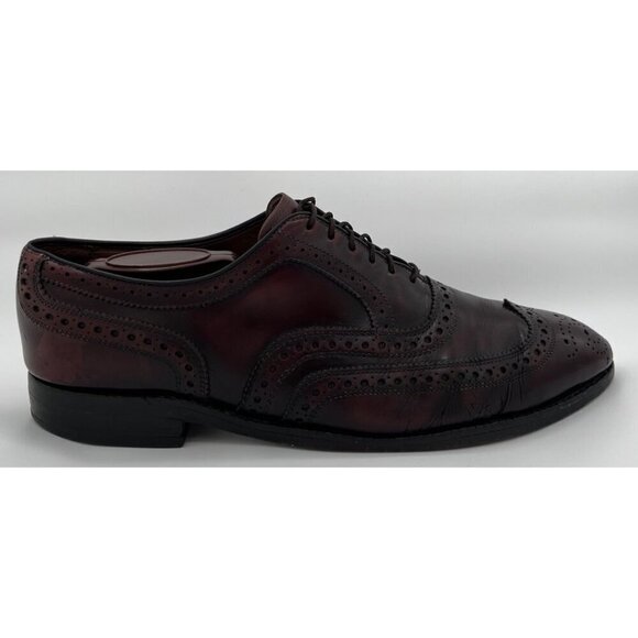Allen Edmonds McAllister Burgundy Leather Brogue Oxford Dress Shoes Size 9D main image 12